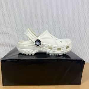 White Toddler Croc LEFT FOOT ONLY size 7c